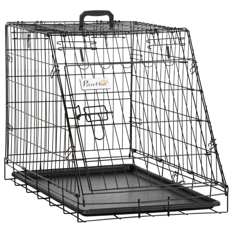 Trapeze Collapsible Dog Travel Box Cage with Removable Tray - Image 2