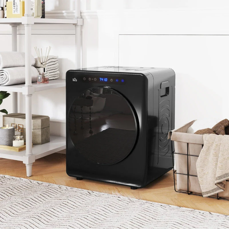 Tumble Dryer, 6 Programs, 4 kg, Compact, Touch Control, Black - Image 2