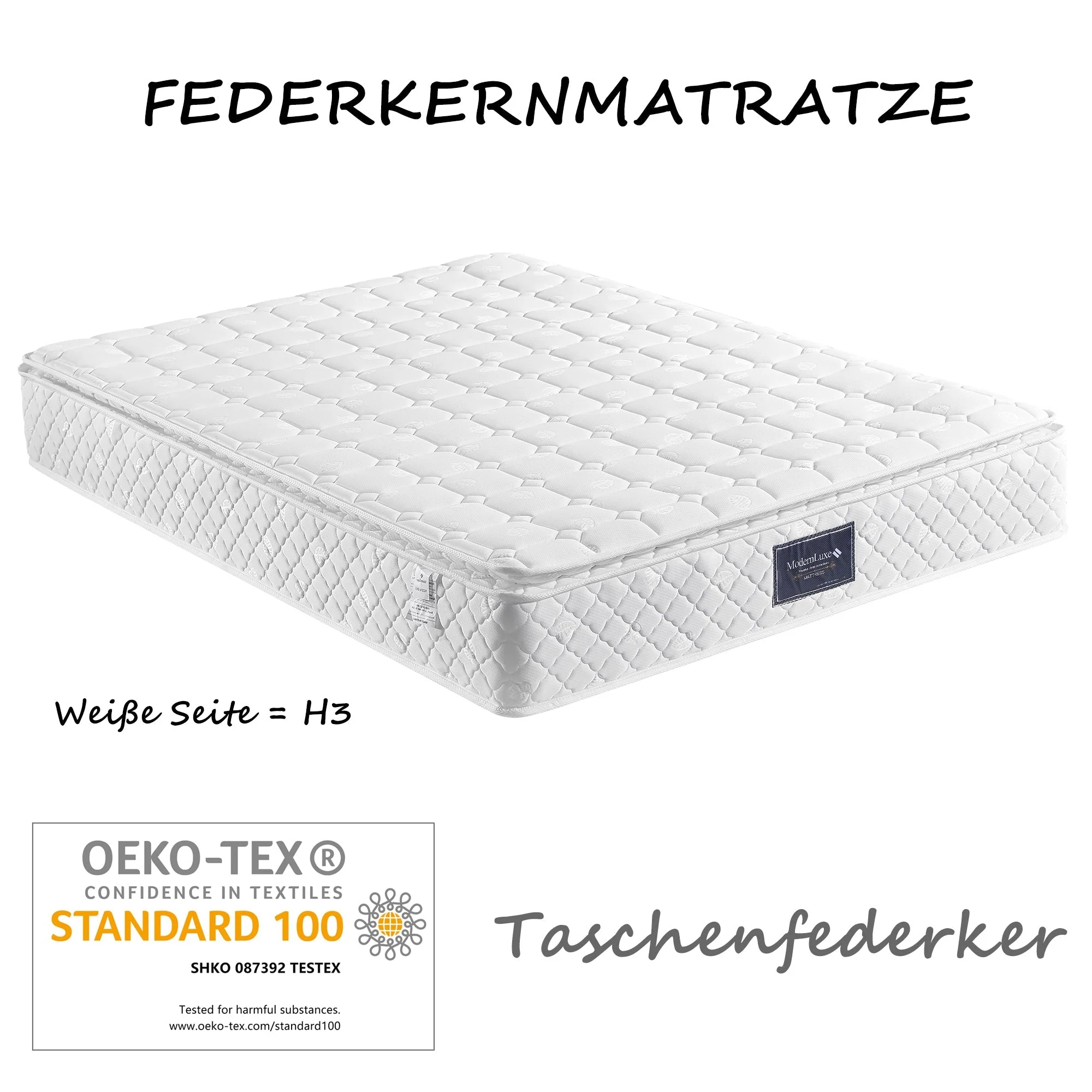 Upholstered Double Bed with USB C, Storage & Slatted Frame, Linen - Image 8