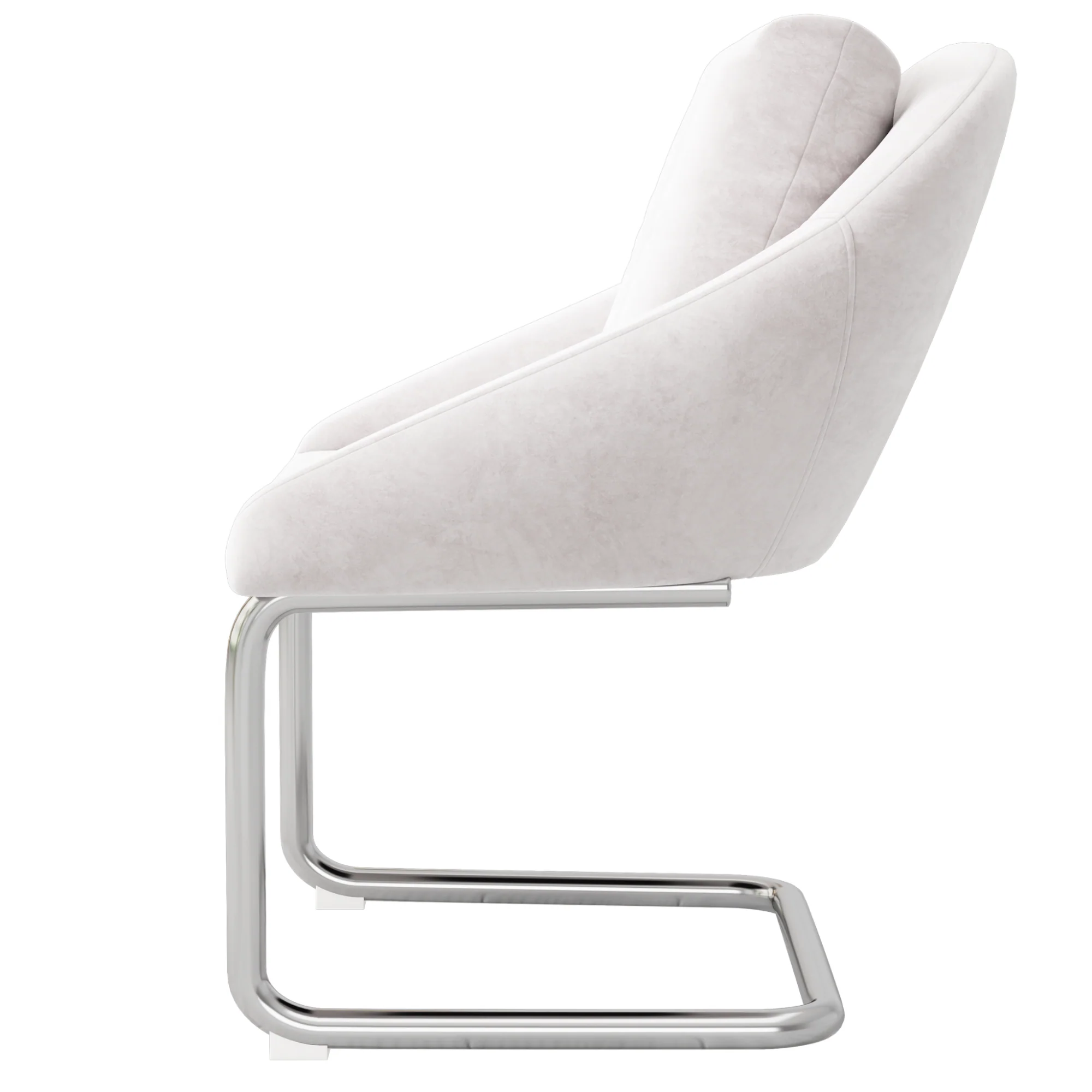 Velvet Dining Chair Set of 6, Luxurious Swivel Design with Cushions and Curved Legs, Beige Samt - Image 10