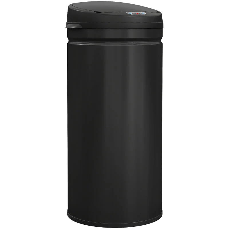 Waste Bin 42L Sensor-Activated Soft-Close Touchless - Stainless Steel
