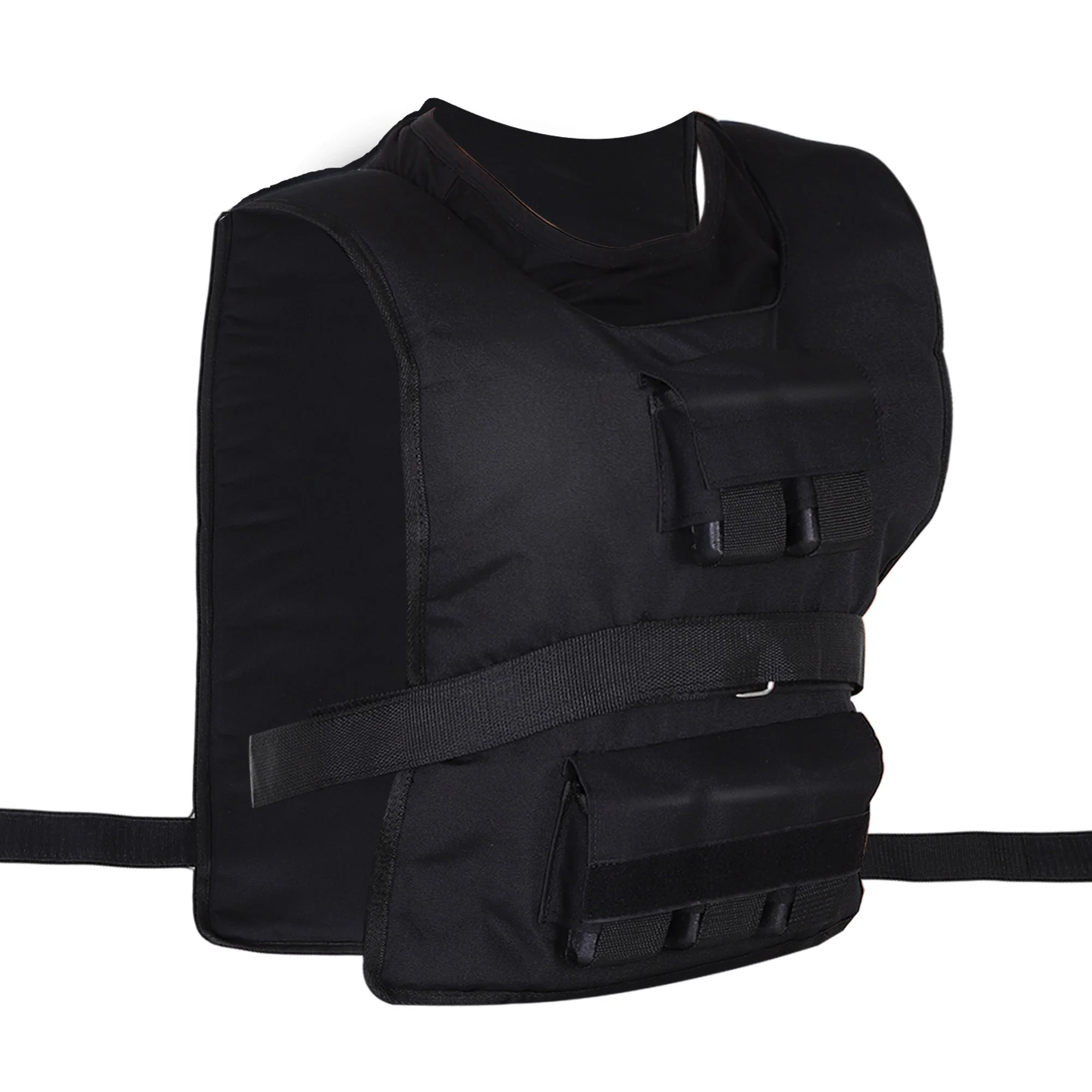 Weighted Vest 20 kg Adjustable Training Oxford Black - Image 2