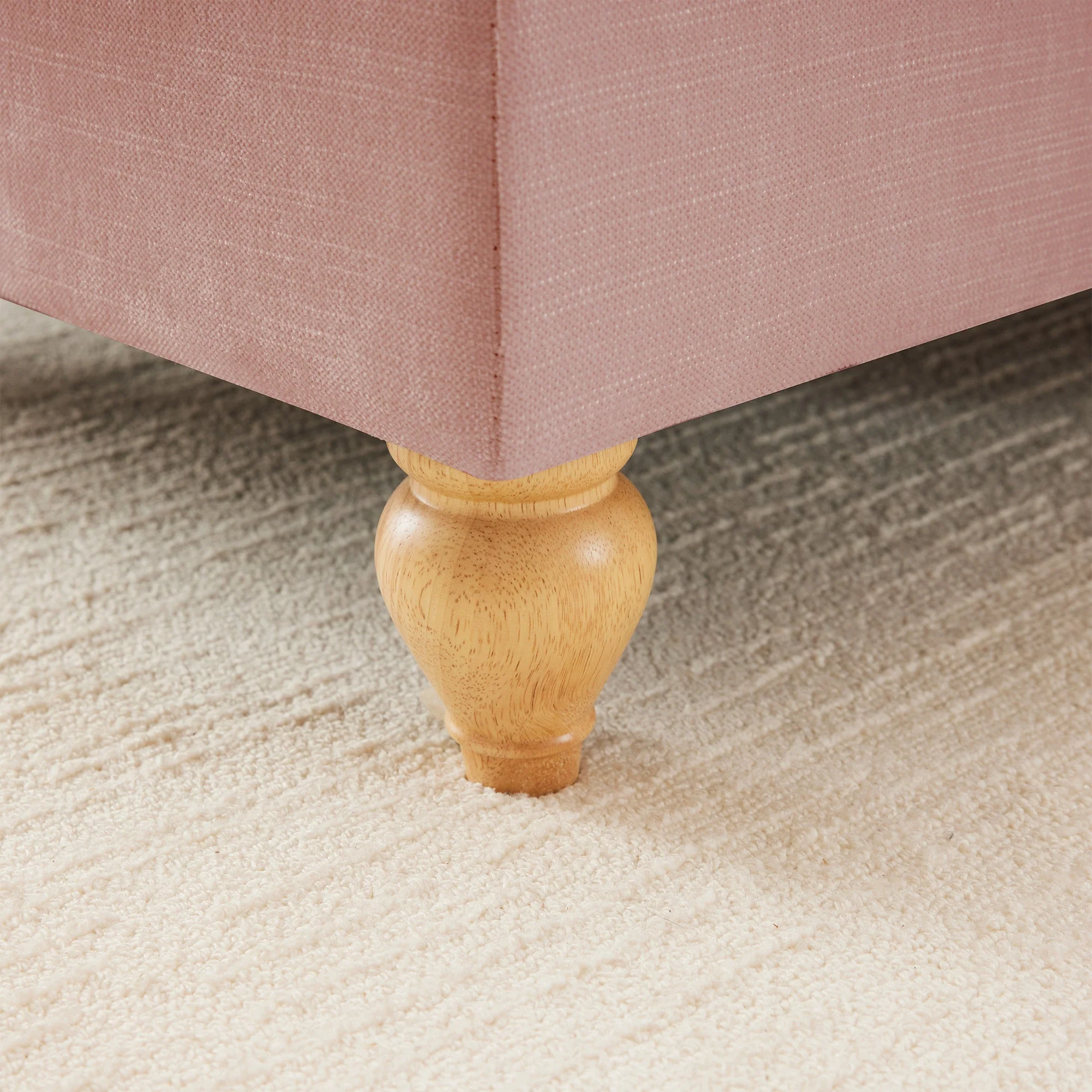 Windsor Stool Chenille - Pink - Image 7