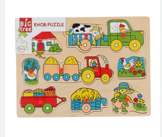 Wooden Grab Puzzle - Asstd