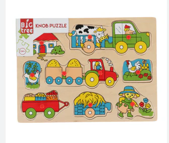 Wooden Grab Puzzle - Asstd